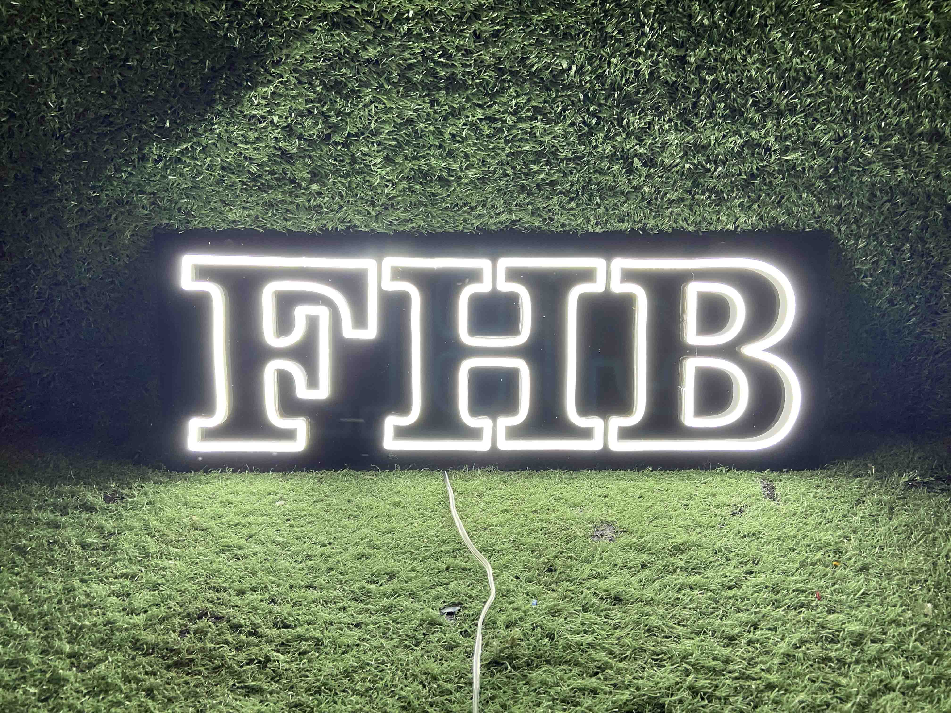 Custom “FHB” LED Neon Sign for an Overseas Client