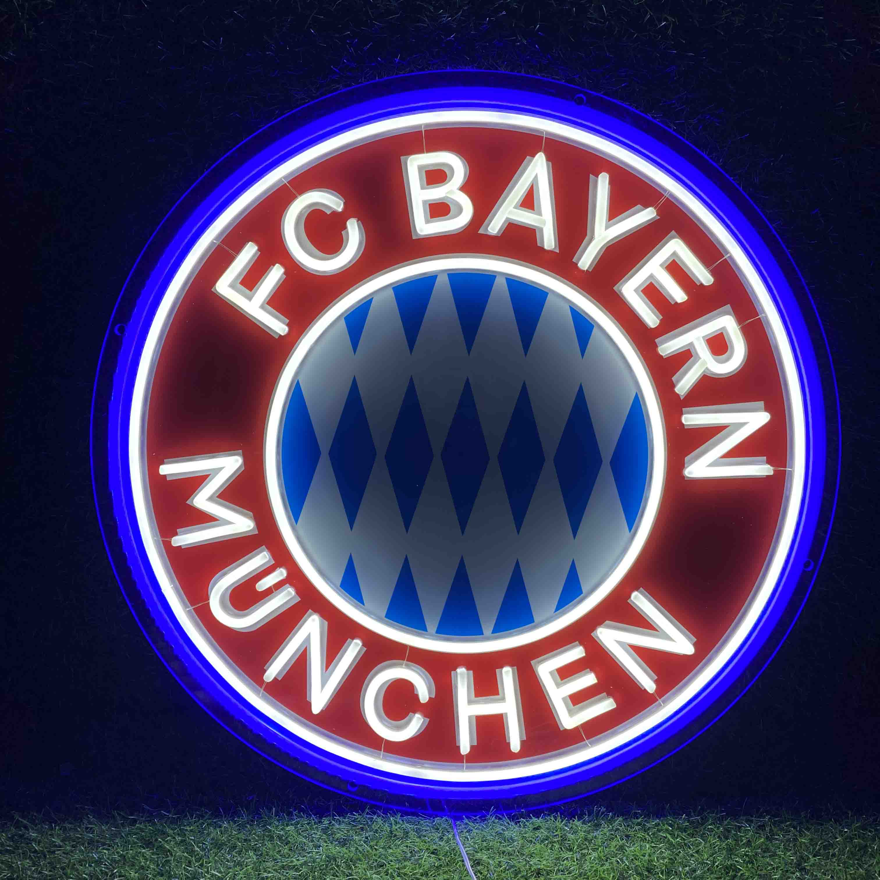 Custom LED Neon Sign Project for FC Bayern Munich Branding Display