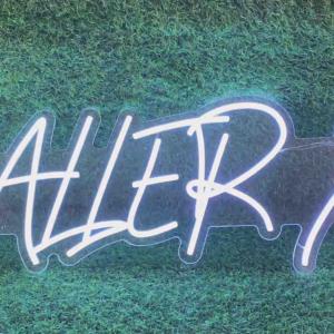 Custom LED Neon Sign for  “BALLER X” Brand Logo
