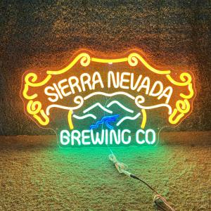 RGB LED Neon Sign for MOV'IN BED Outdoor Cinema