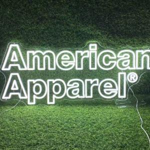 Custom LED Neon Logo Sign for American Apparel