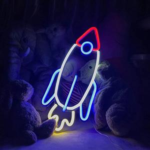 Rocket Neon Sign Light