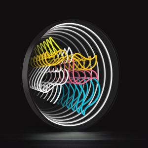 infinity round mirror
