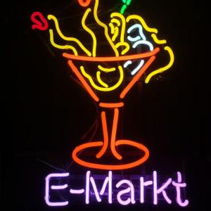 waterproof outdoor glass open sign