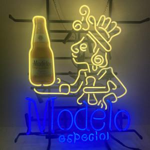 wine glass neon sign
